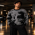 Glitch//01 Knitted Crewneck Sweater – Unisex Streetwear - Cosmoz Drip